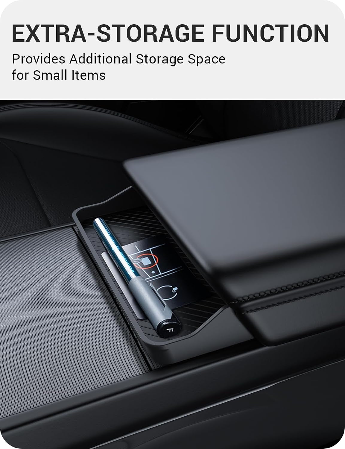 Center Console Sunglasses Holder for 2026 Tesla Model Y/Yl/Model 3