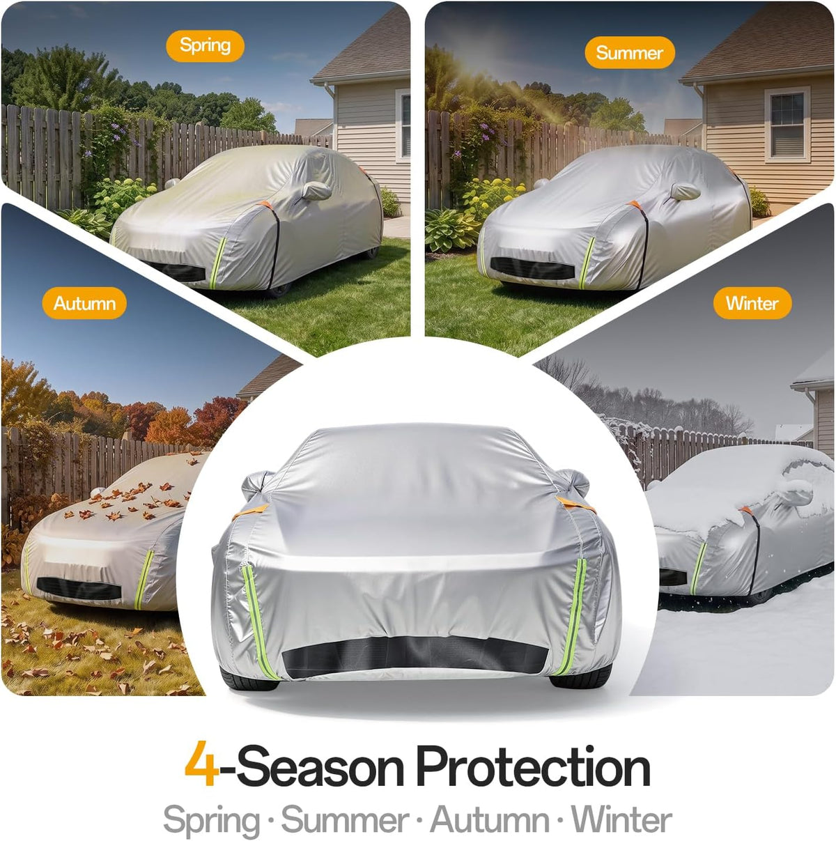 Tesla Model Y Car Cover 2020–2026, 100% Waterproof All-Weather