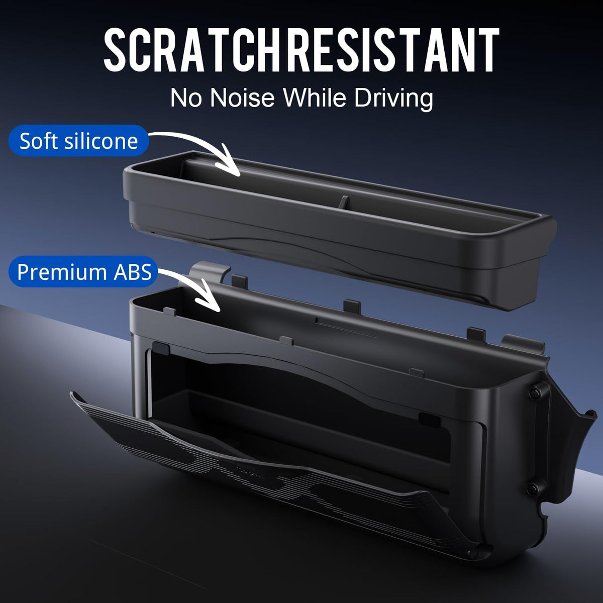 Under Dash Storage Box for Tesla Model Y Juniper 2025-2026, Driver Side Organizer under Steering Wheel, Dashboard Storage Compartment, No Drill No Adhesive