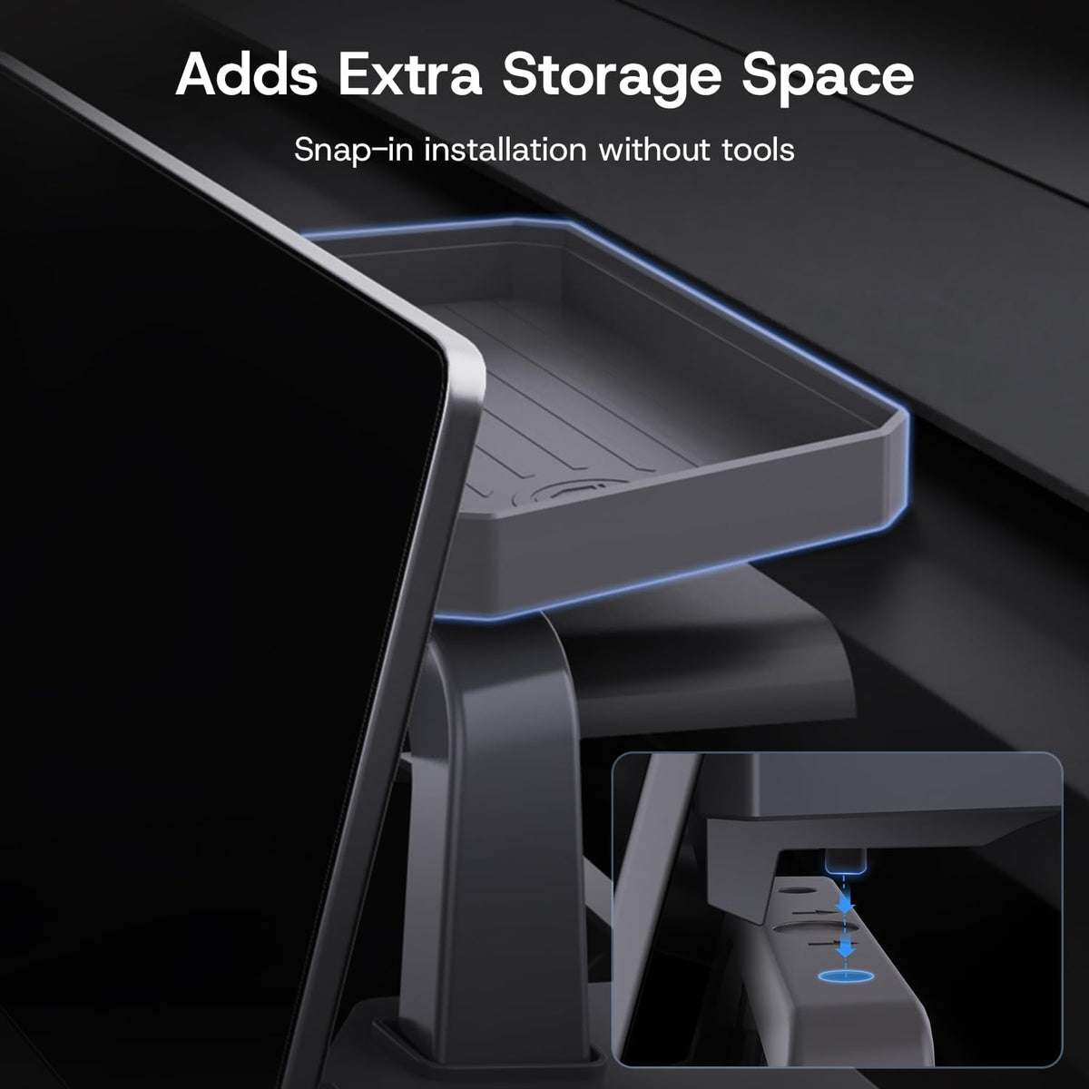 Under Screen Storage Organizer for Tesla Model Y Juniper/Yl/3 Highland