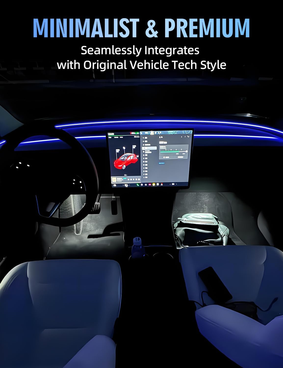 Ambient Light with Blind Spot Alert for Model 3 Highland Y Juniper
