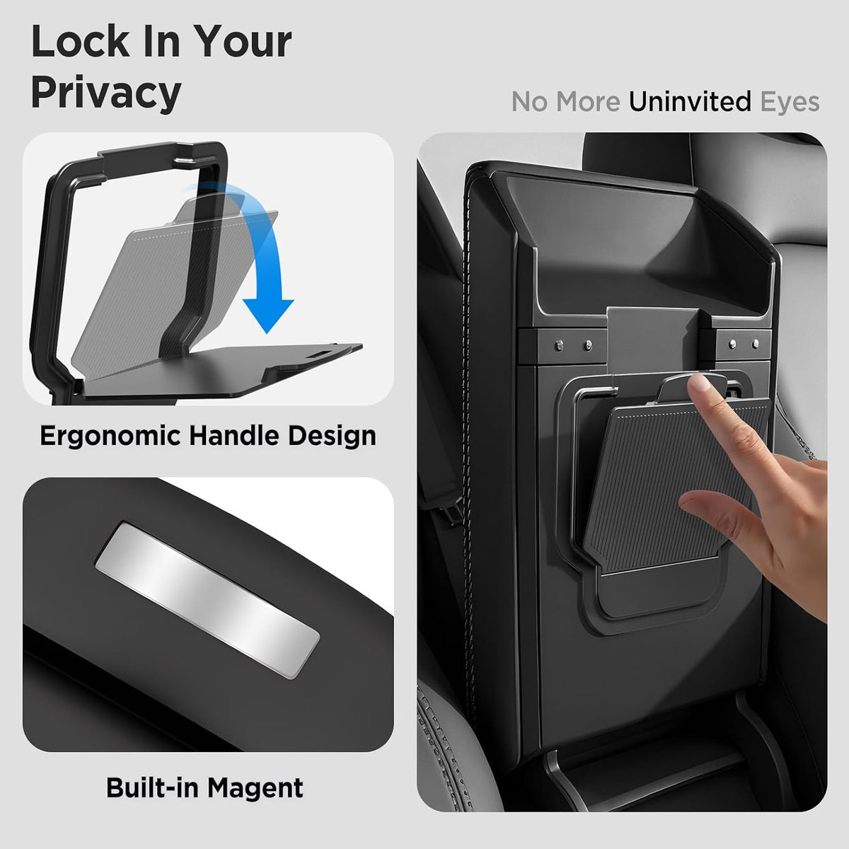8PCS Console Organizer for Tesla Model Y/3 Accessories