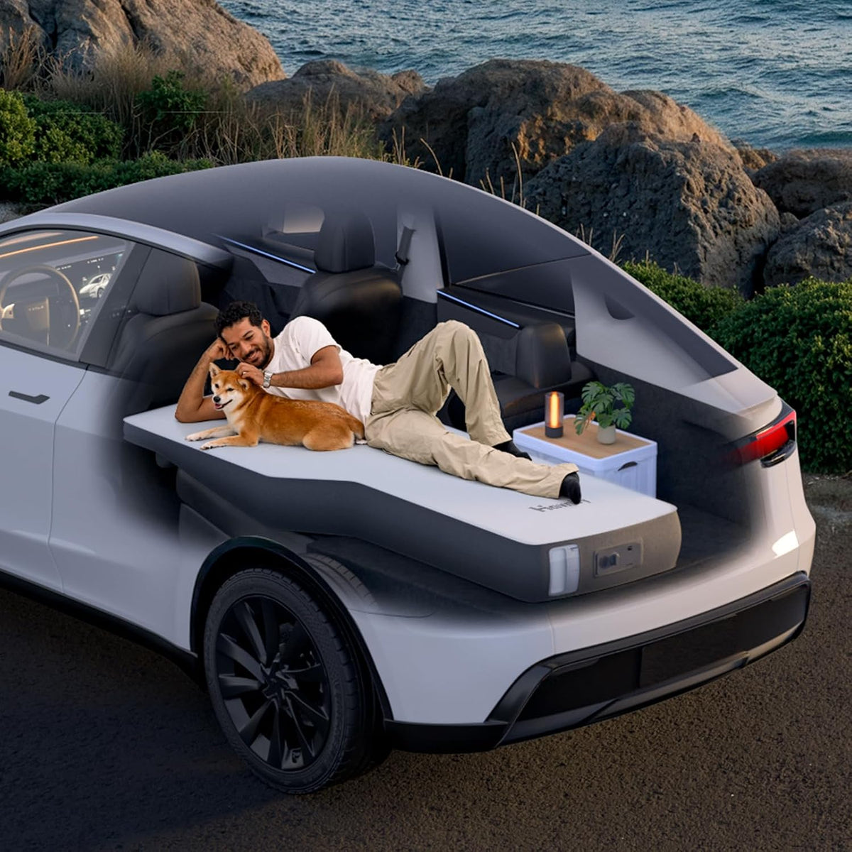 Flatcore 6.7-Inch Solo Backseat Foam Mattress for Tesla Model Y