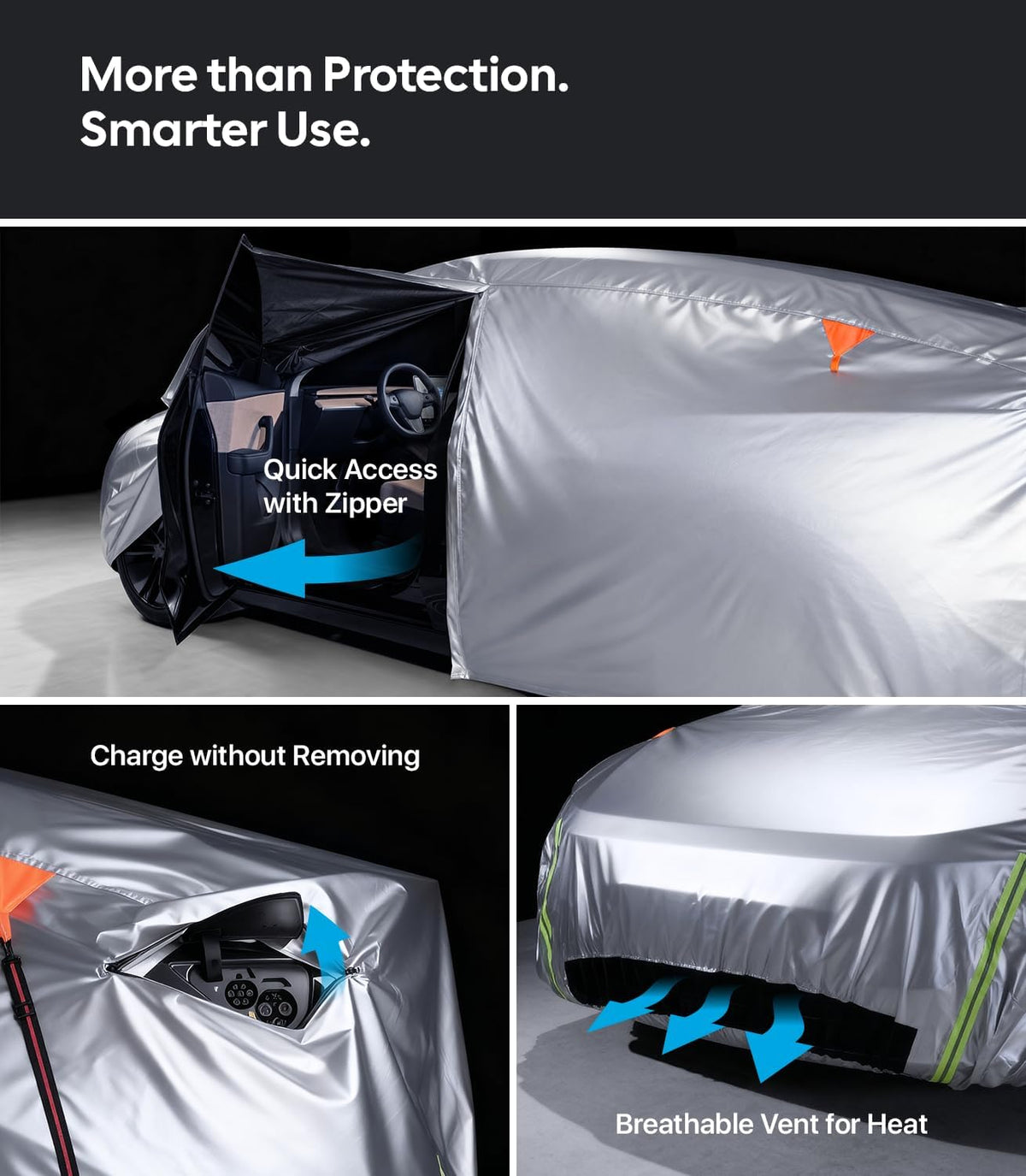 Tesla Model 3 Car Cover 2017-2026, Custom Fit UV Protection