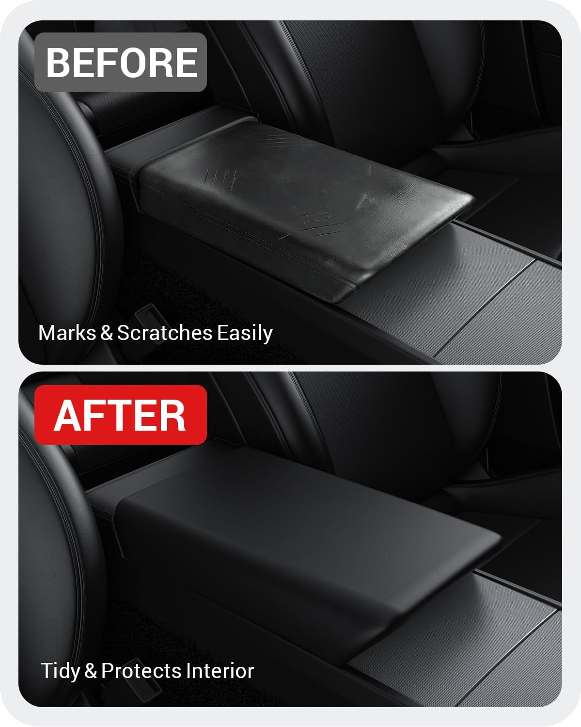 Armrest Cover for Tesla Model Y Juniper/Model Yl/Model 3 Highland
