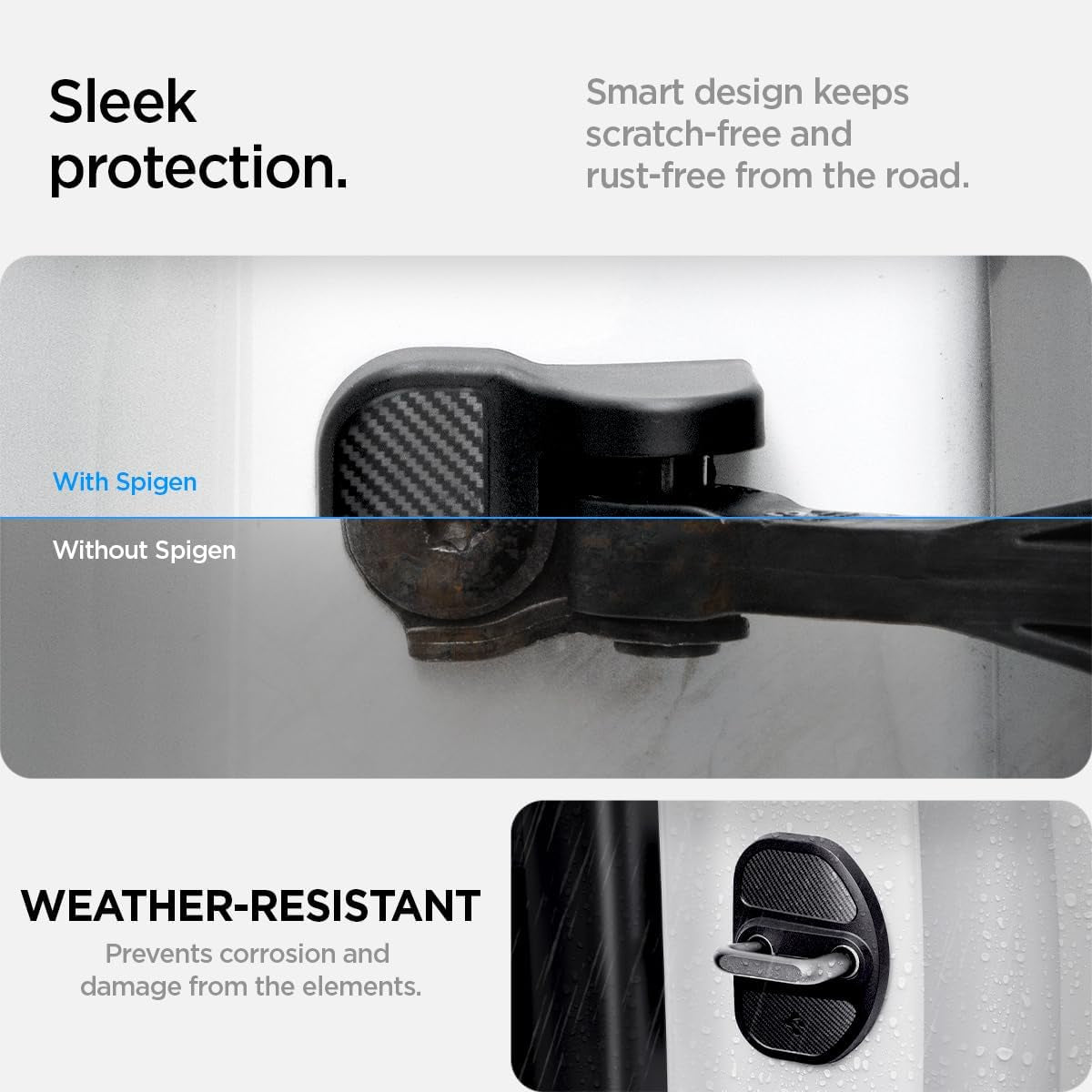 Door Striker and Hinge Door Cover for All Tesla Model Y and 3