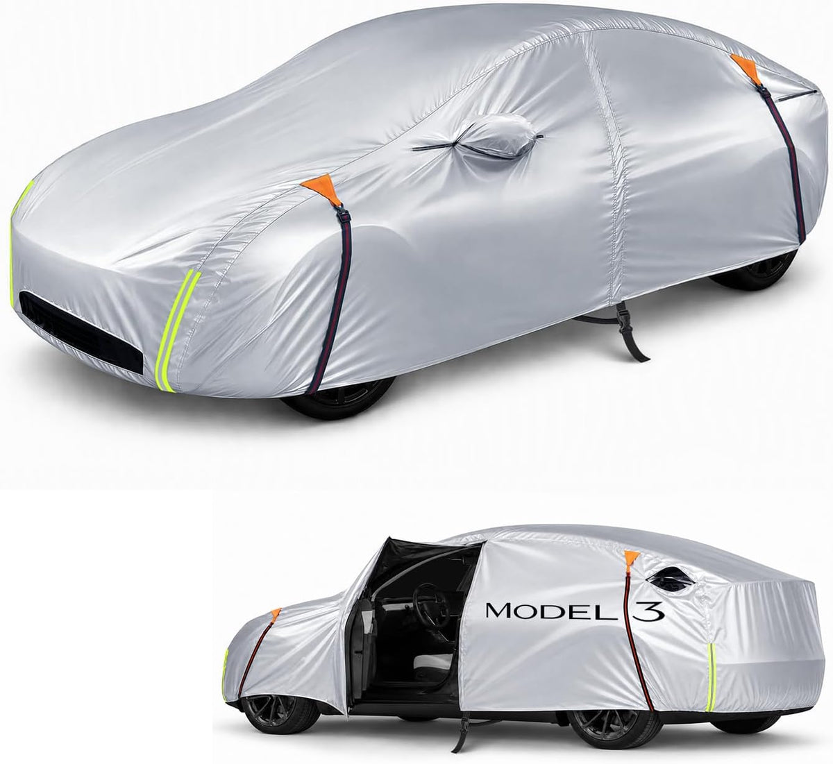 Tesla Model 3 Car Cover 2017-2026, Custom Fit UV Protection